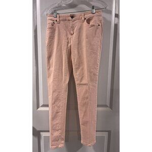 Vineyard Vines 30X28 Women's Size 8 JEANS Pink with logo Straight‎ Leg